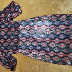 Nicole Miller Multicolor Sequin Dress